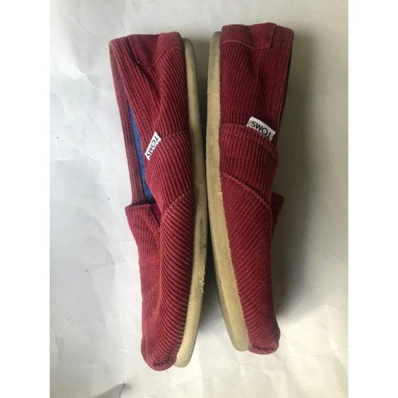 Toms Women’s Corduroy Alpargata Slip On Flats - Picture 3 of 6